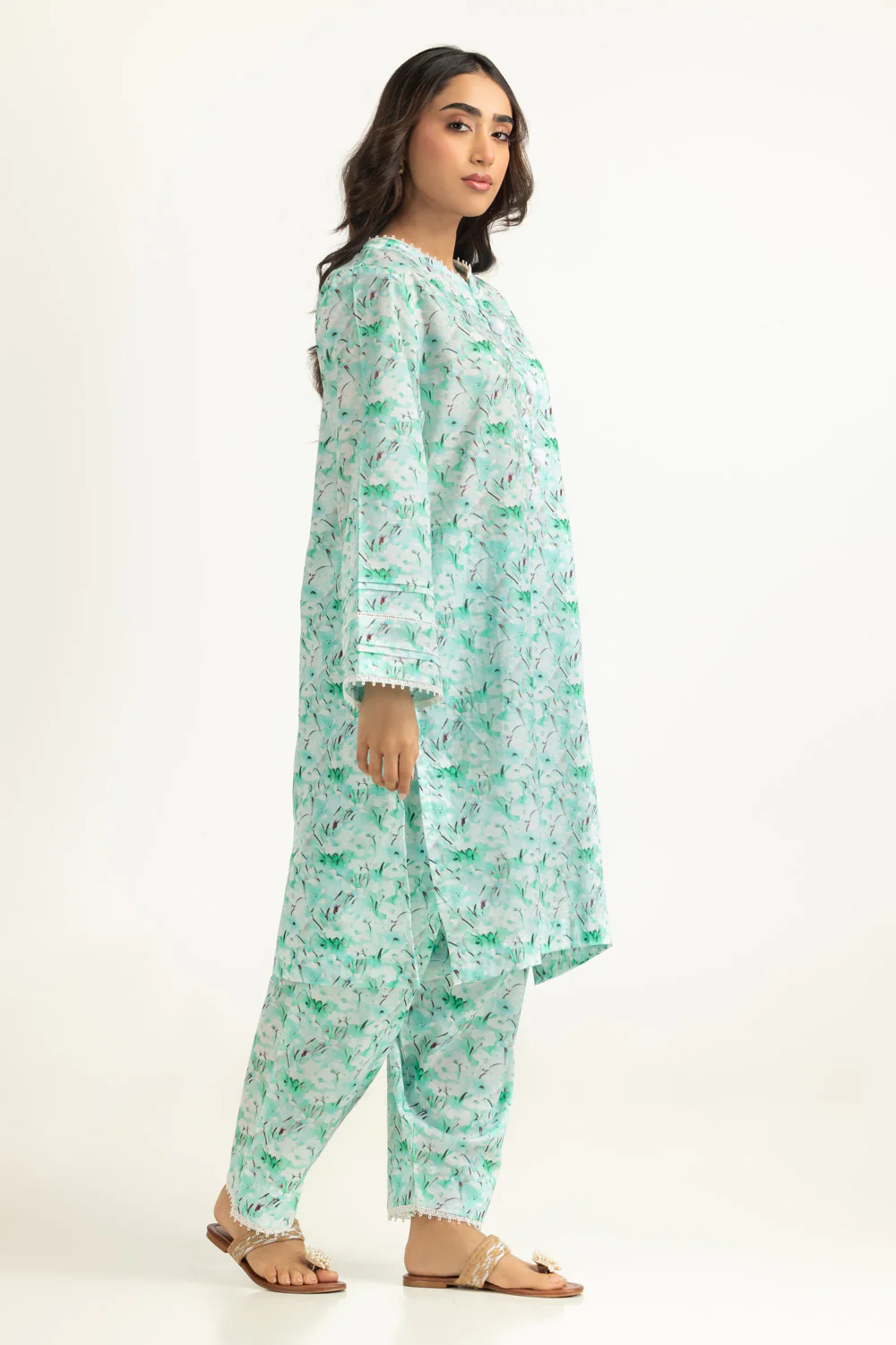 Lawn Printed Co-Ord Set - Image 4