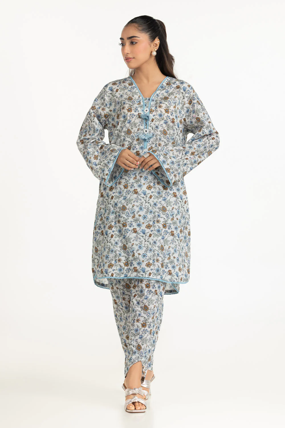 Lawn Printed Co-Ord Set - Image 3