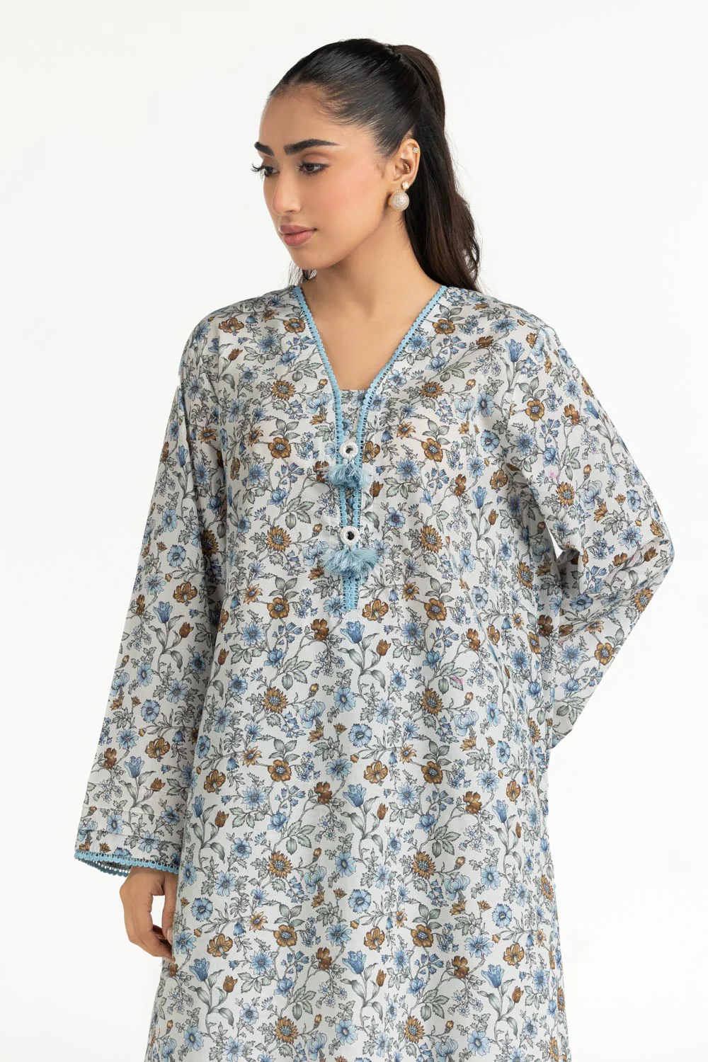Lawn Printed Co-Ord Set - Image 4