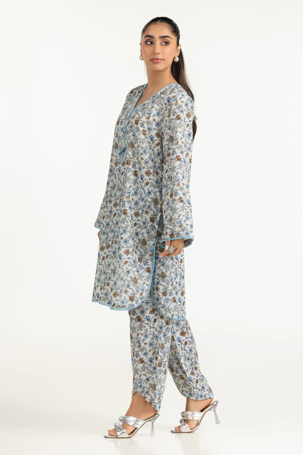 Lawn Printed Co-Ord Set - Image 5