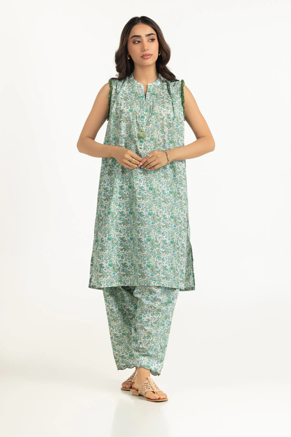 Lawn Printed Co-Ord Set - Image 3