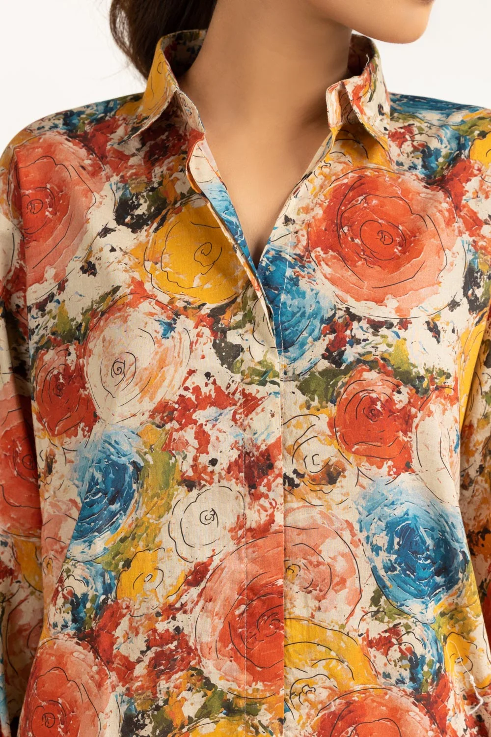 Lawn Printed Co-Ord Set - Image 2