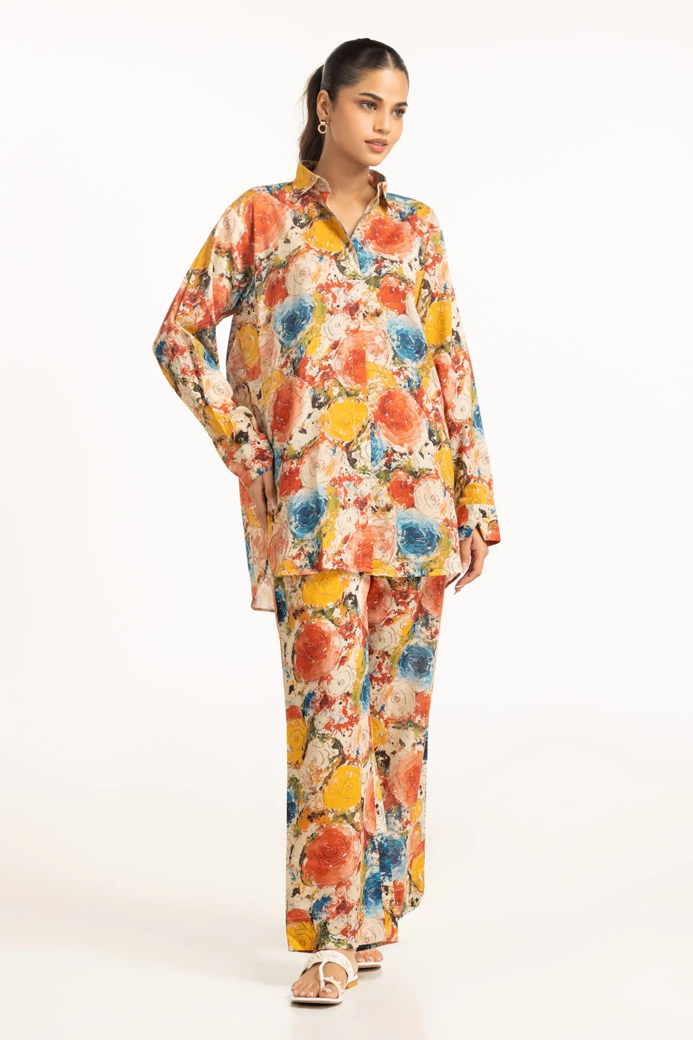 Lawn Printed Co-Ord Set - Image 3