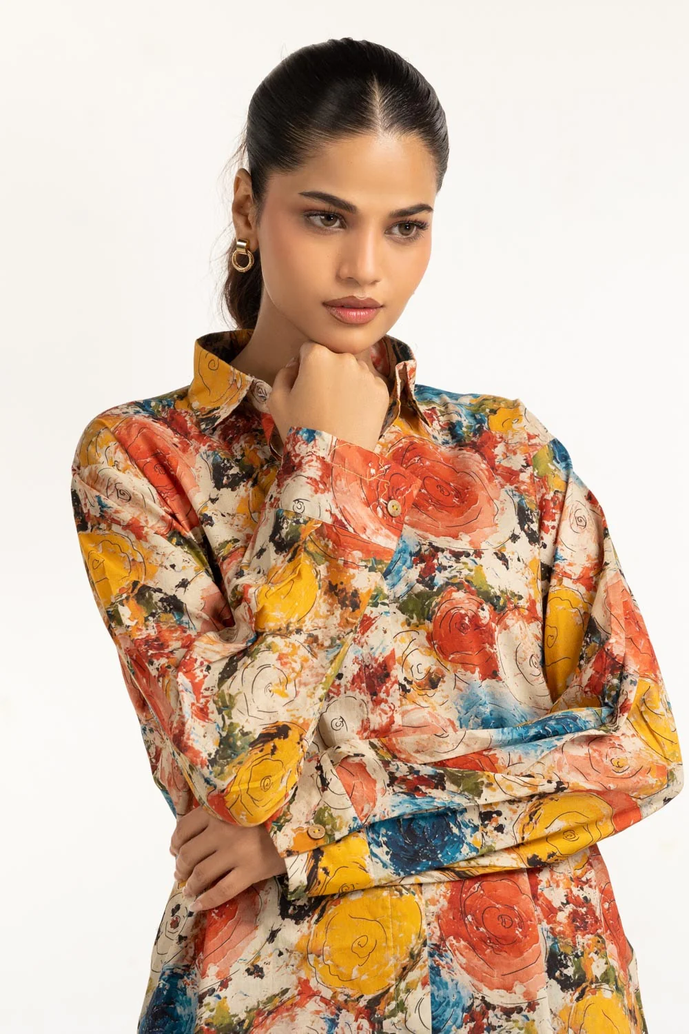 Lawn Printed Co-Ord Set - Image 5