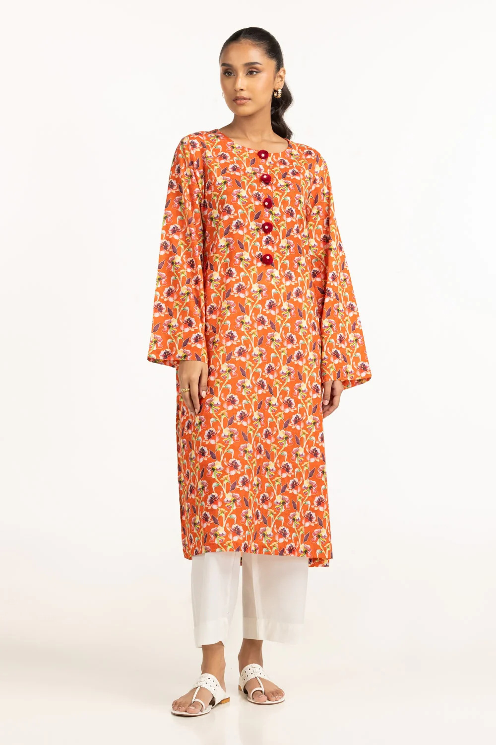 Lawn Printed Shirt - Image 3