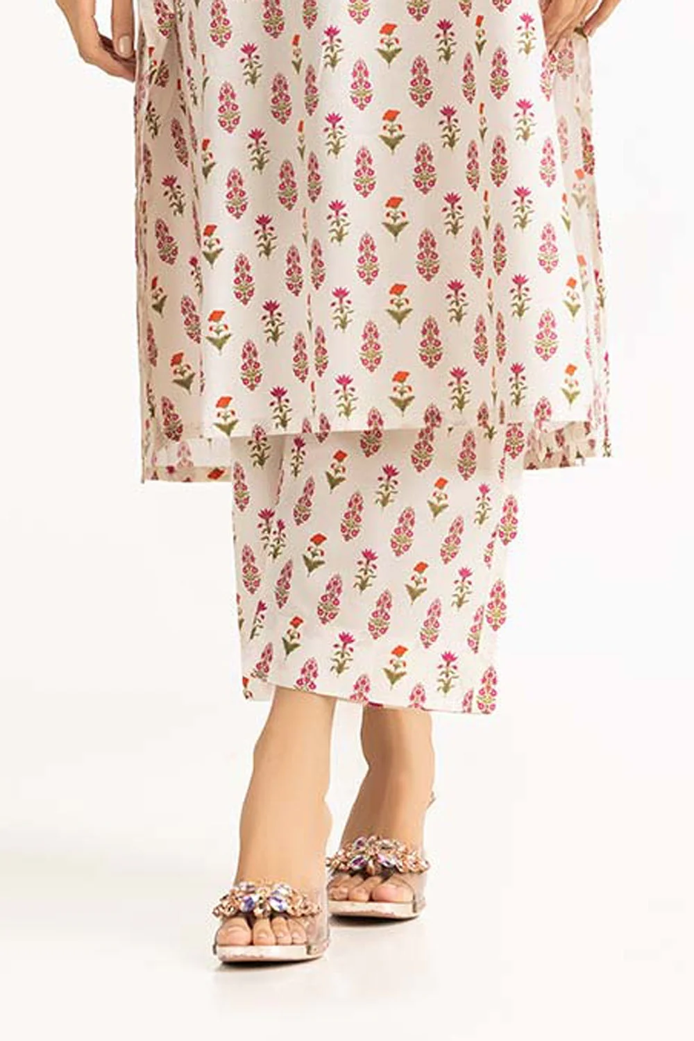 Lawn Printed Trouser - Image 3