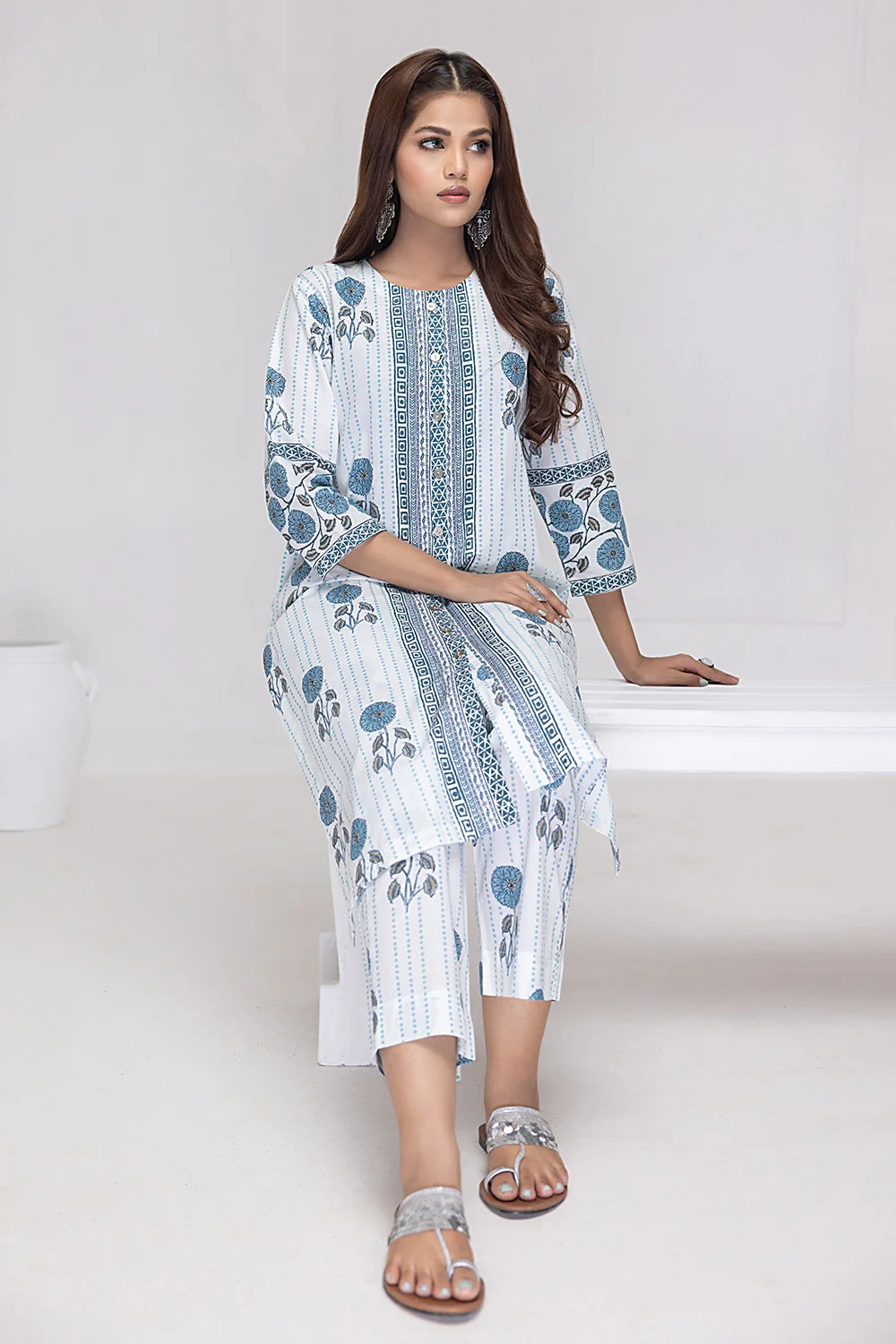 Lawn Printed Trouser - Image 4