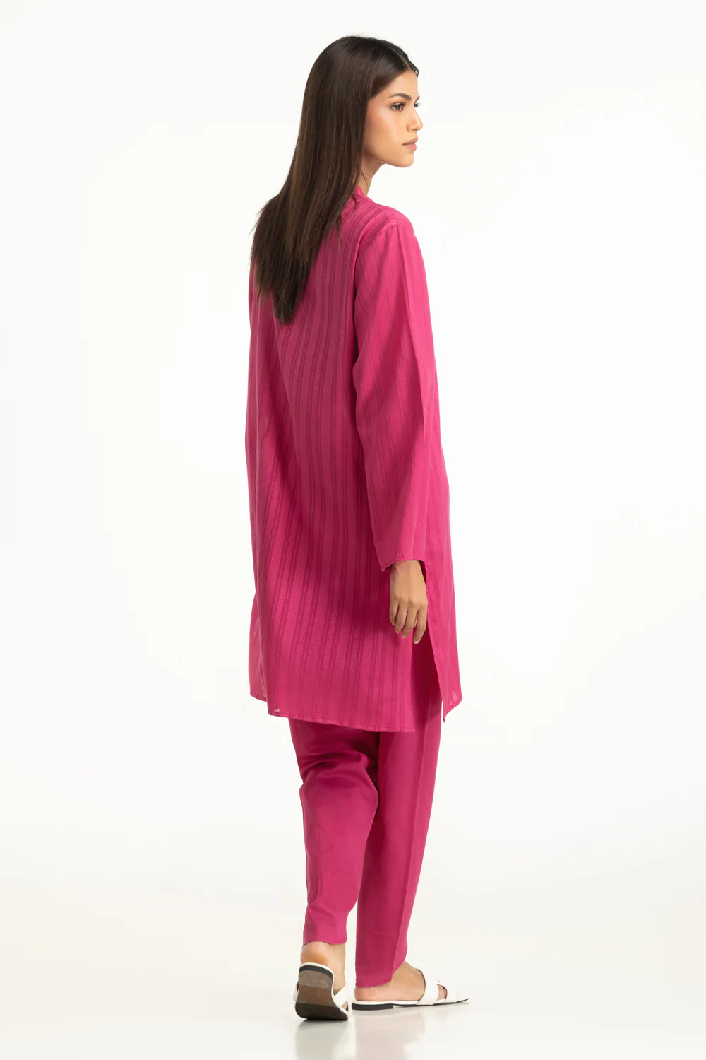 Leno Dyed Shirt And Cambric Trouser - Image 6