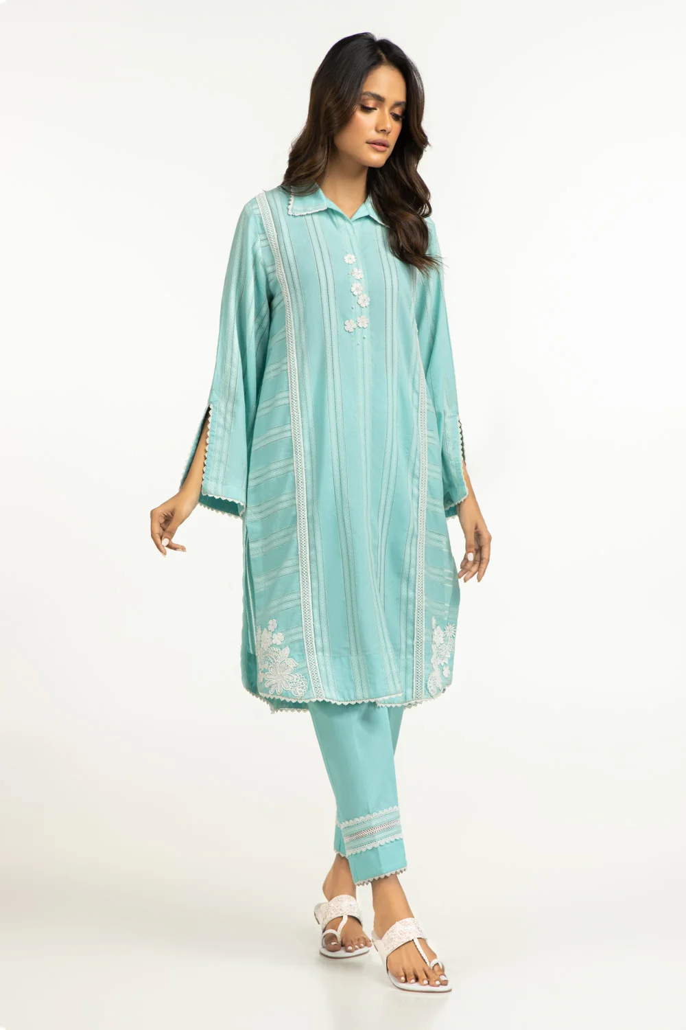 Leno Kara Embellished Co-Ord Set - Image 6