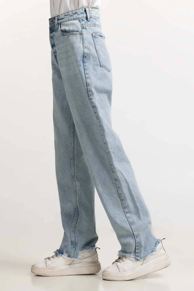 Light Blue Basic Denim Jeans - Image 2