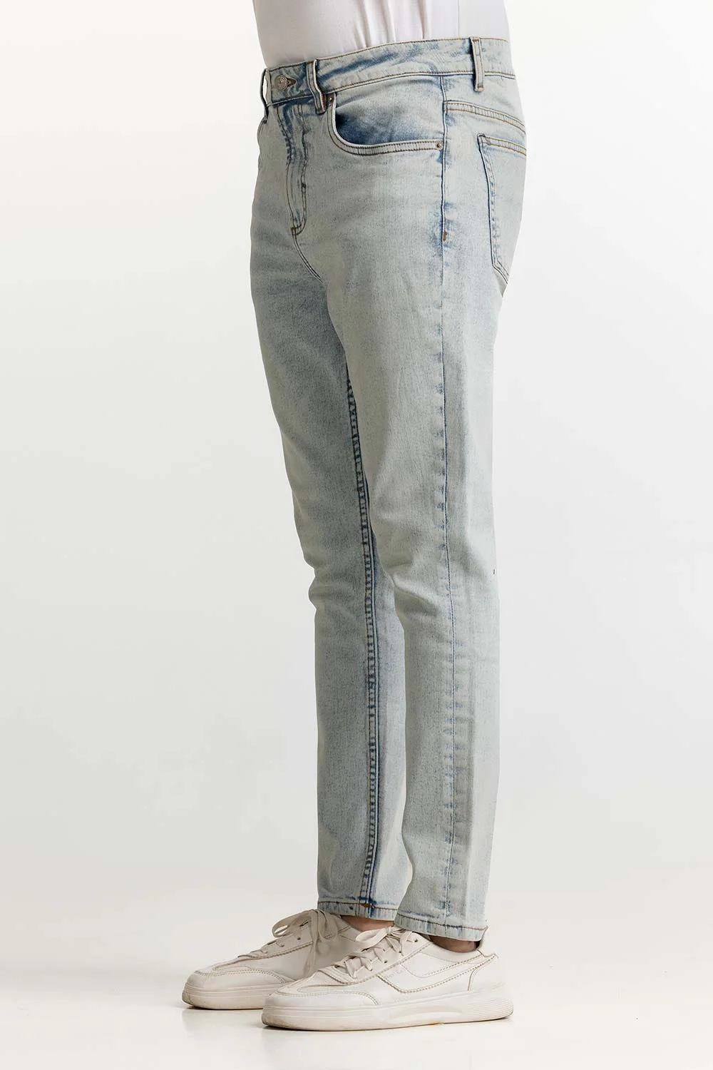 Light Blue Basic Jeans MNJNSSS24002 - Image 2