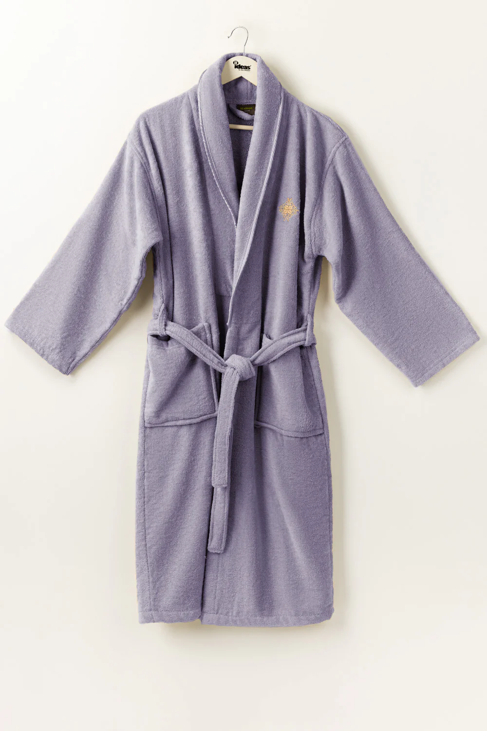 Lilac Ice Velour Bathrobe - Image 2