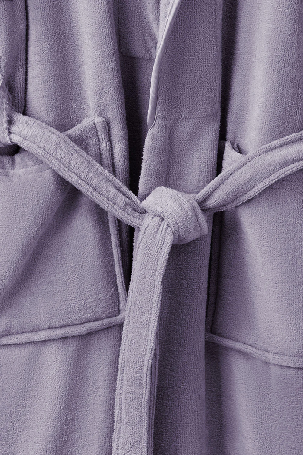Lilac Ice Velour Bathrobe - Image 3