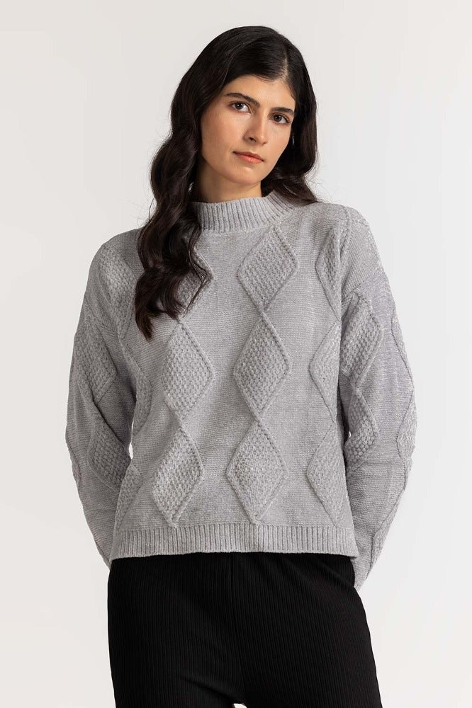 Lime Green Basic Sweater - Image 3
