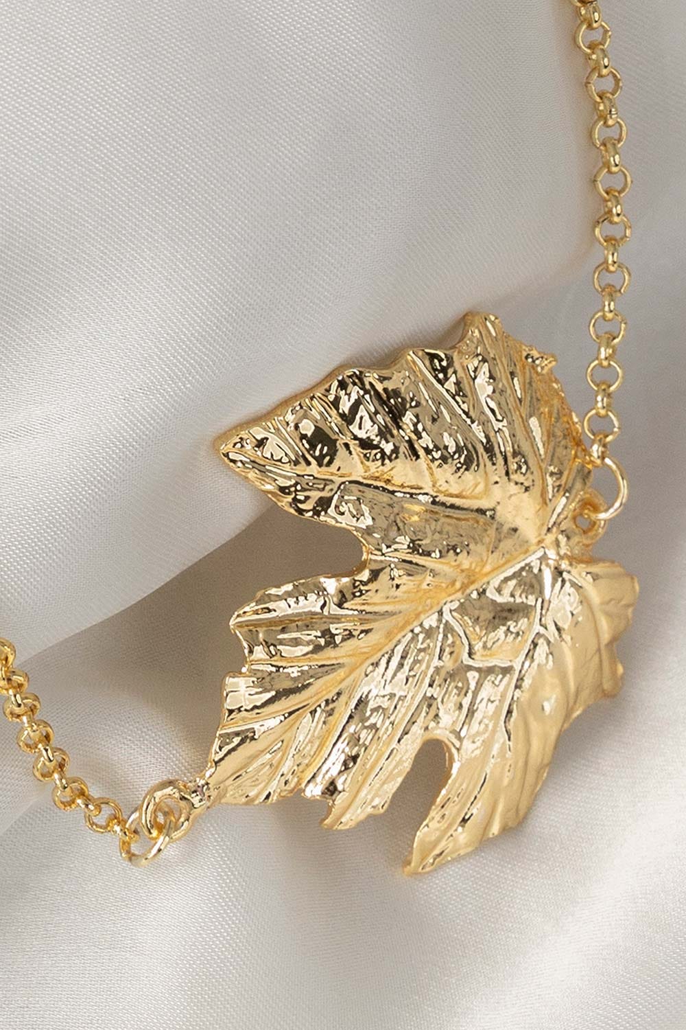 Long Leaf Necklace - Image 2