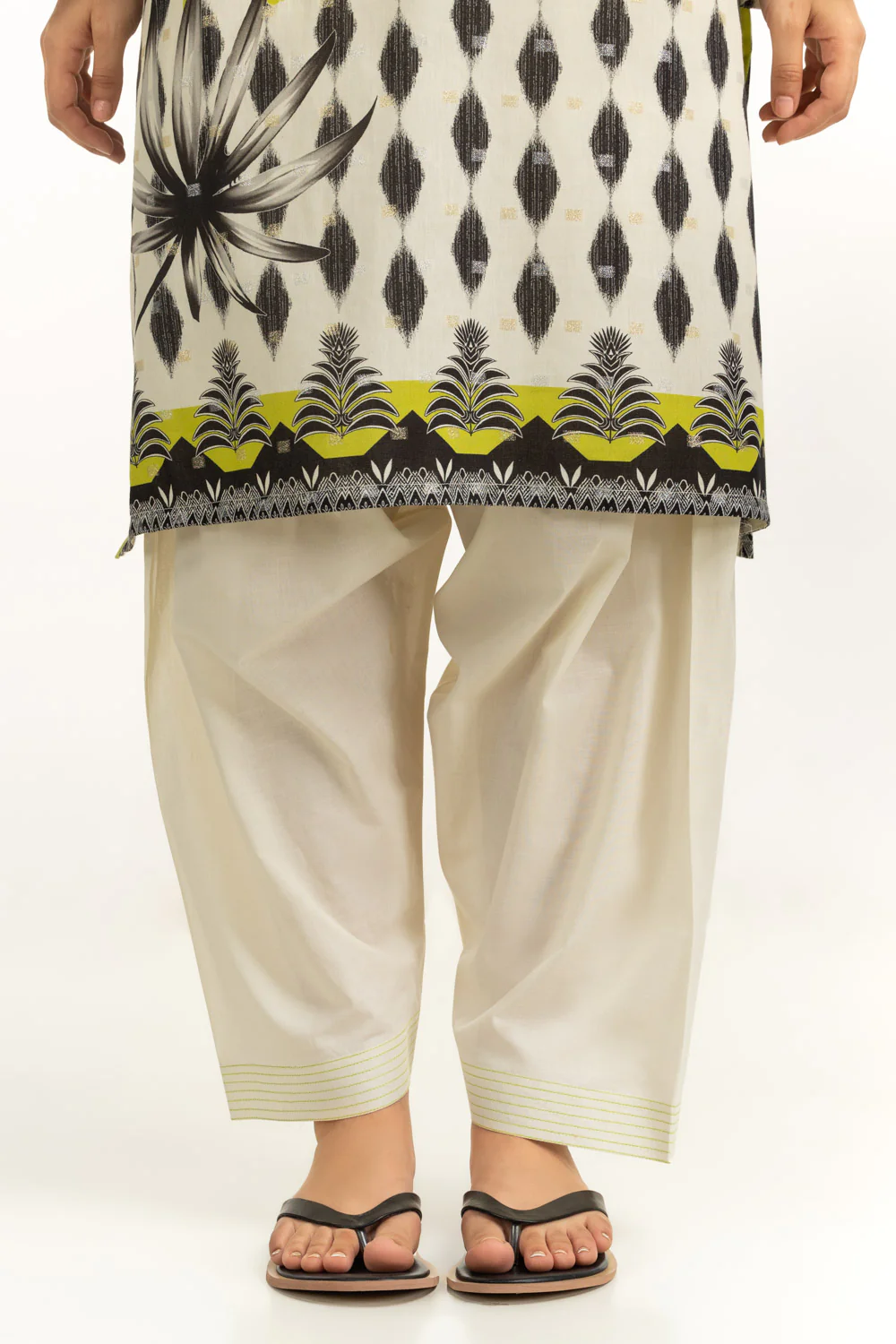 Lurex Jacquard Printed suit - Image 6
