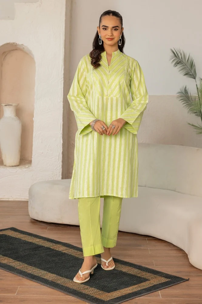 Lurex Jacquard Shirt and Trouser - Image 3