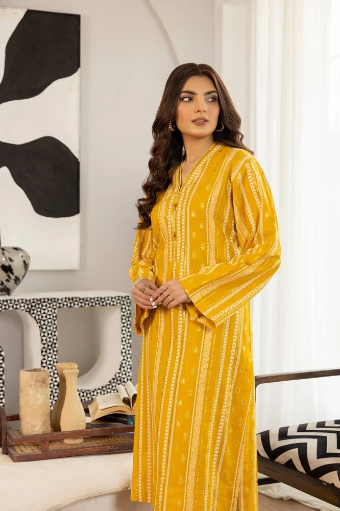 Lurex Jacquard Shirt and Trouser - Image 4