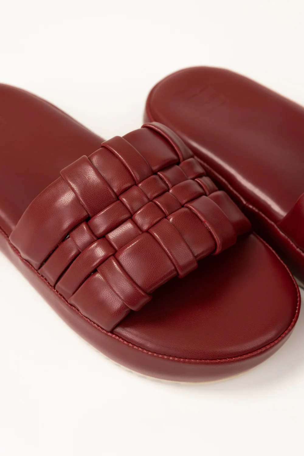 Maroon Comfy Slippers - Image 2