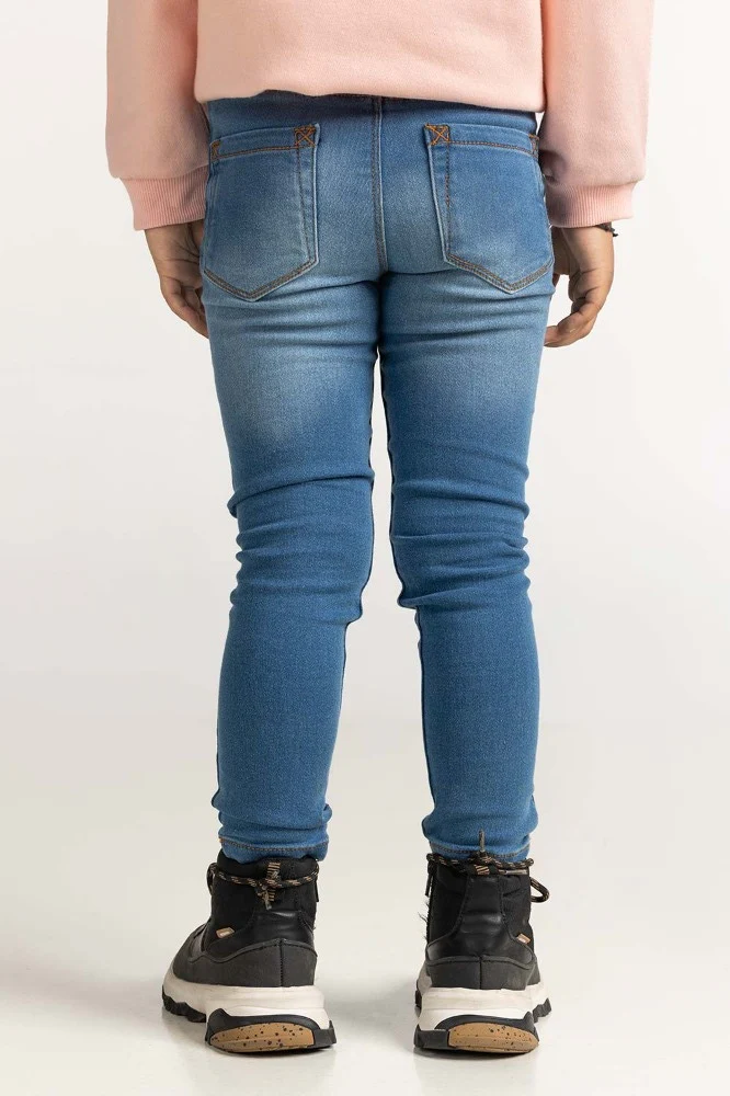 Medium Blue Basic Jeans - Image 2