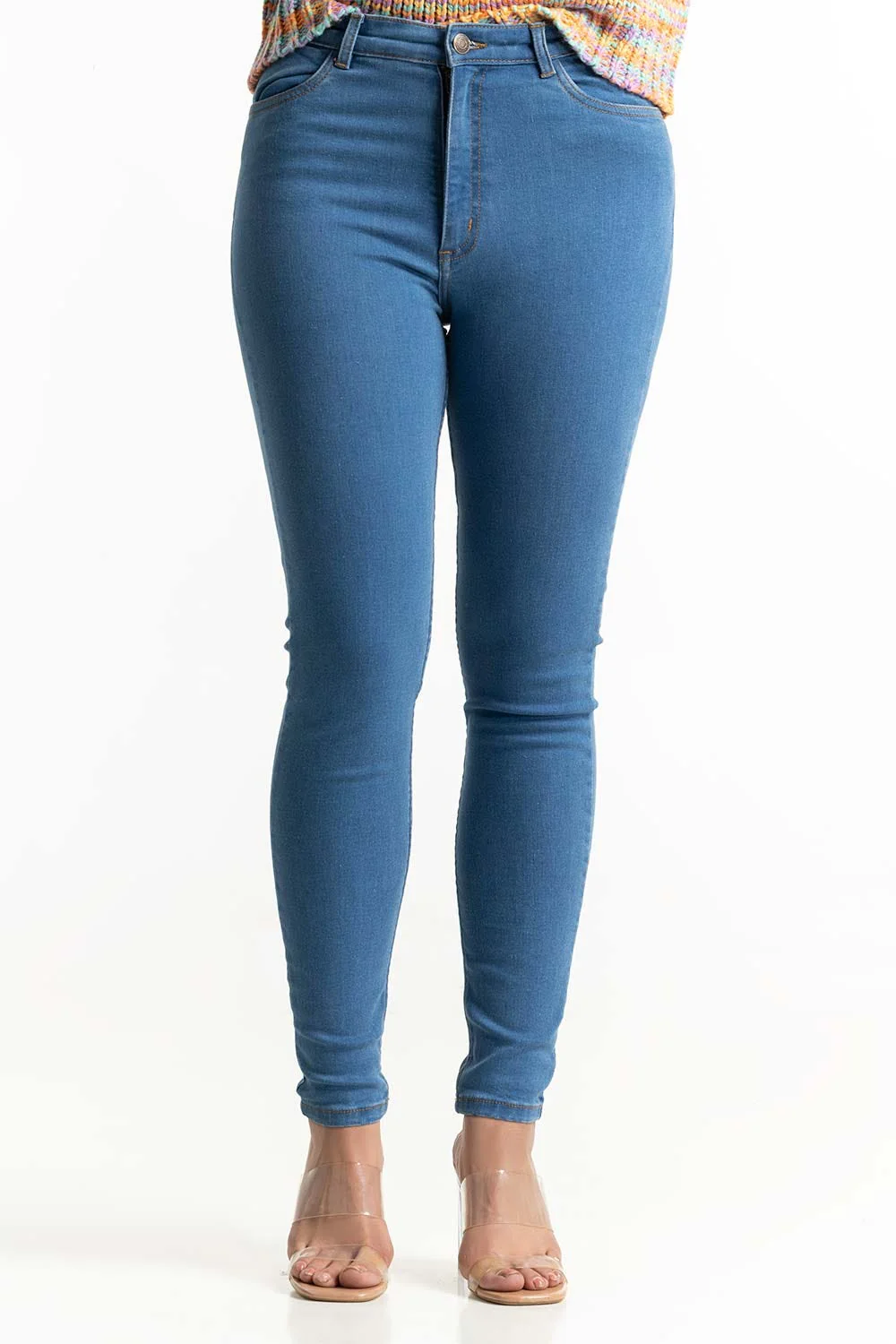 Medium Blue Denim Jeans - Image 3