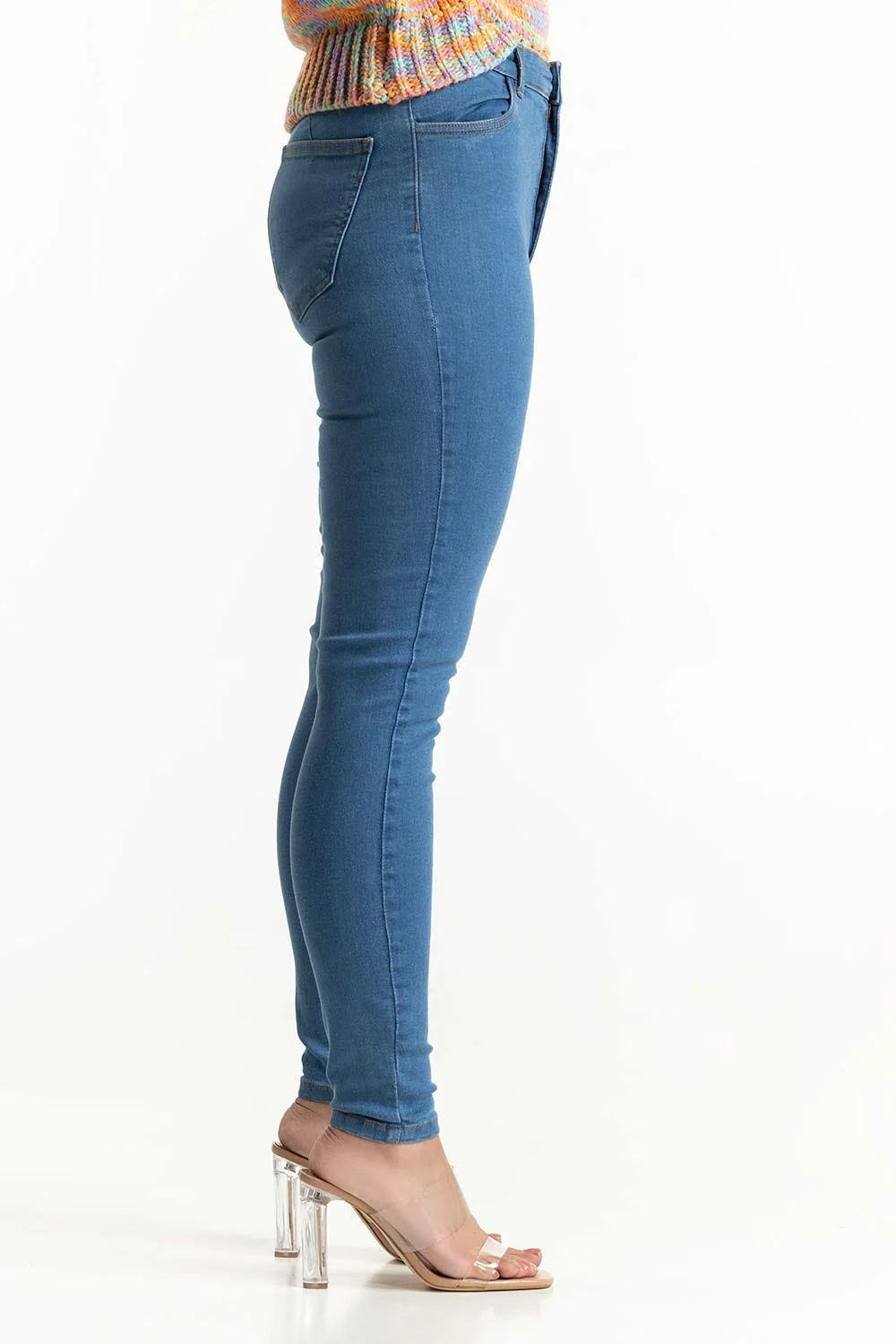 Medium Blue Denim Jeans - Image 4