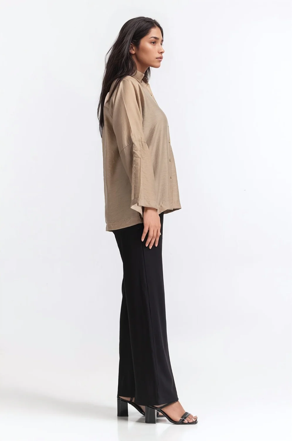 Mid Length Button Down Shirt - Image 5