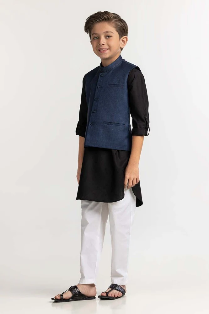 Navy Blue Styling Waist Coat KWC-PD23-015 - Image 6