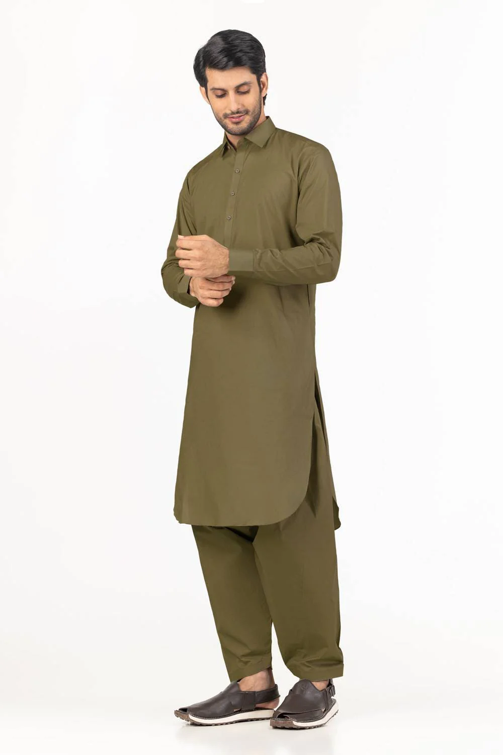 Nawab Latha Unstitched Fabric Cotton - Image 20
