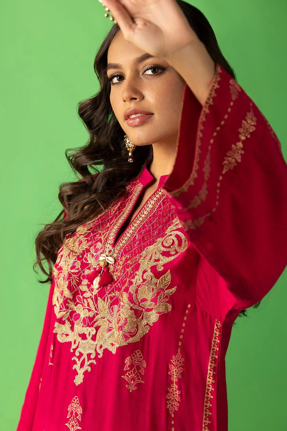 Needle Craft Embroidered Shirt - Image 5