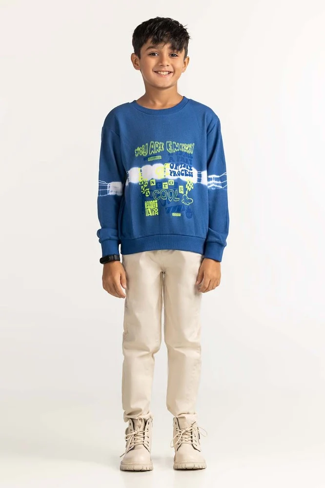 Ocean Printed Sweatshirt