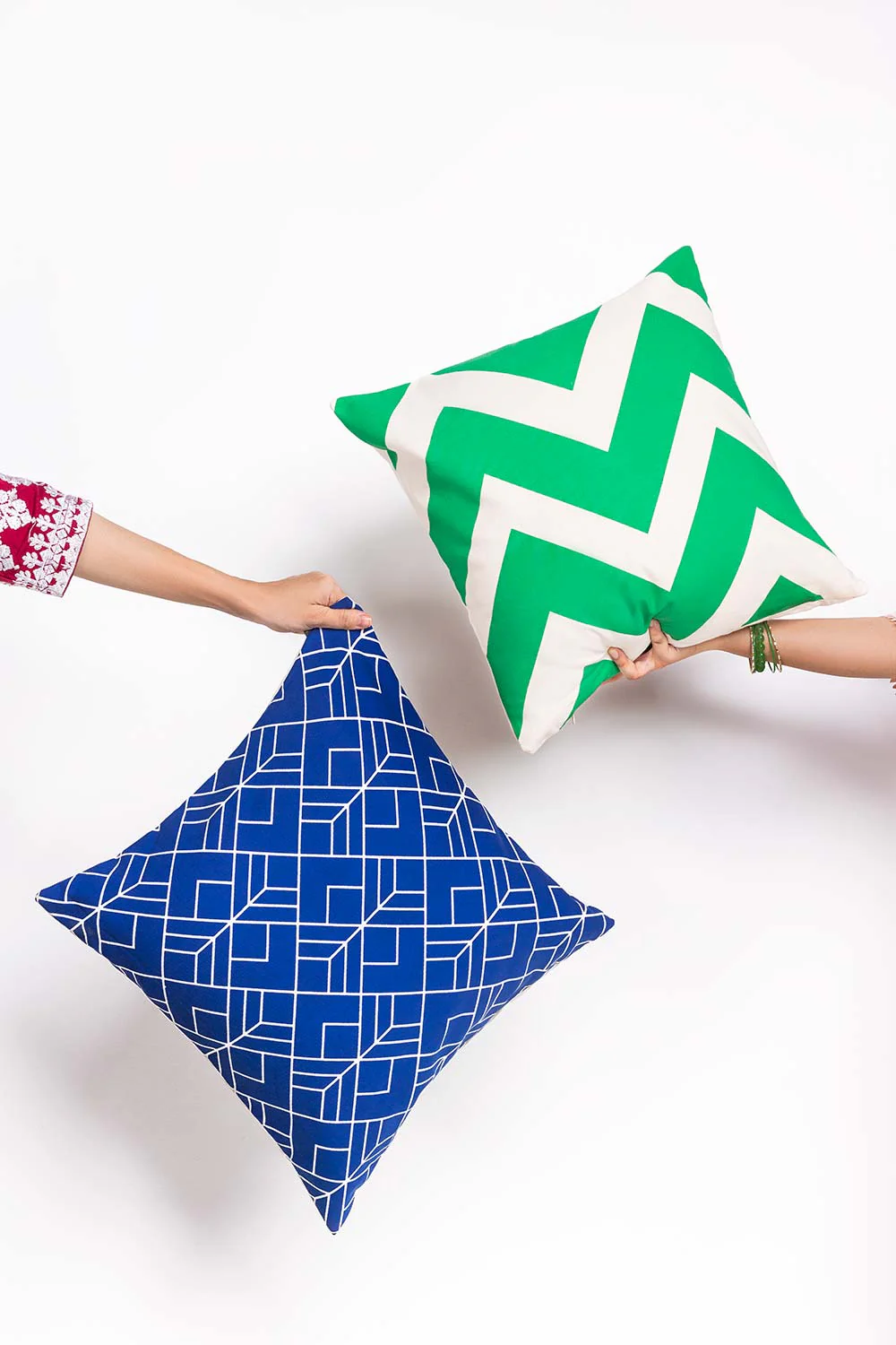 Ocean Screen Printed Cushion Cover - Image 4