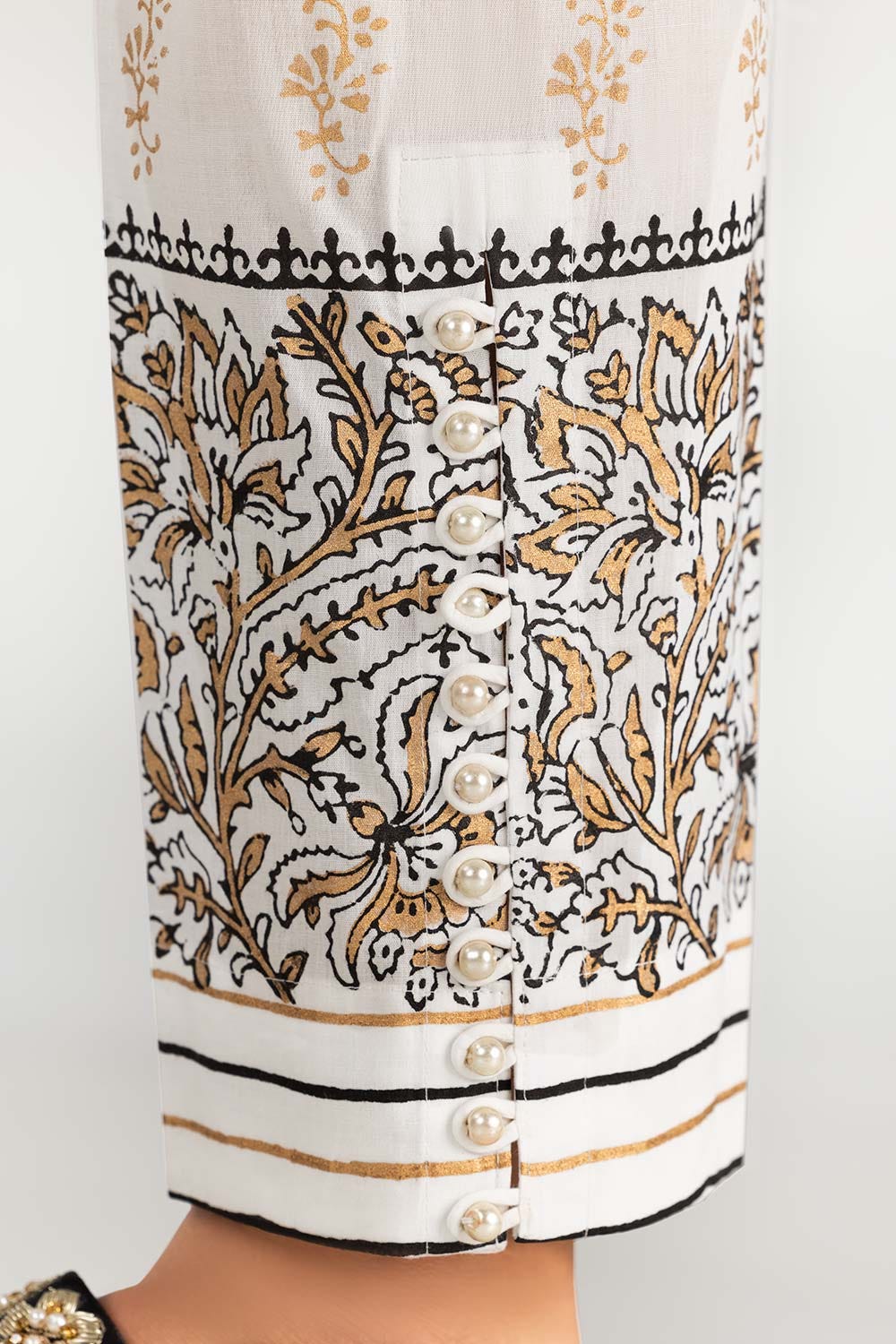 Off-White Screen Printed Cambric Trousers - Image 3