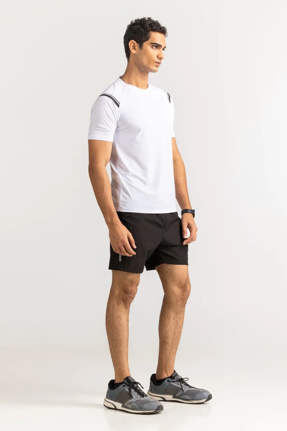 Off White Textured Tee - Image 5