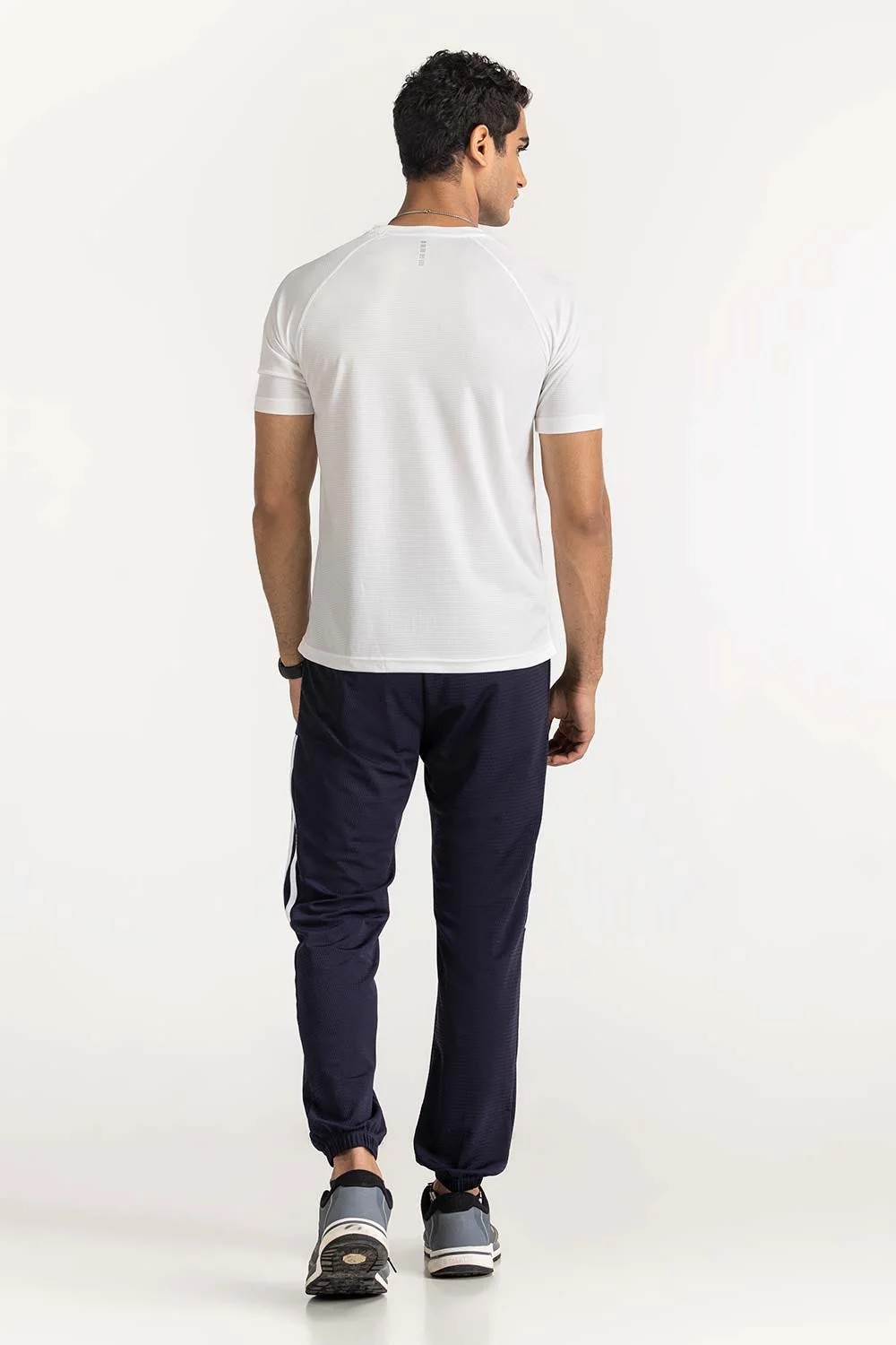 Off White Textured Tee - Image 5