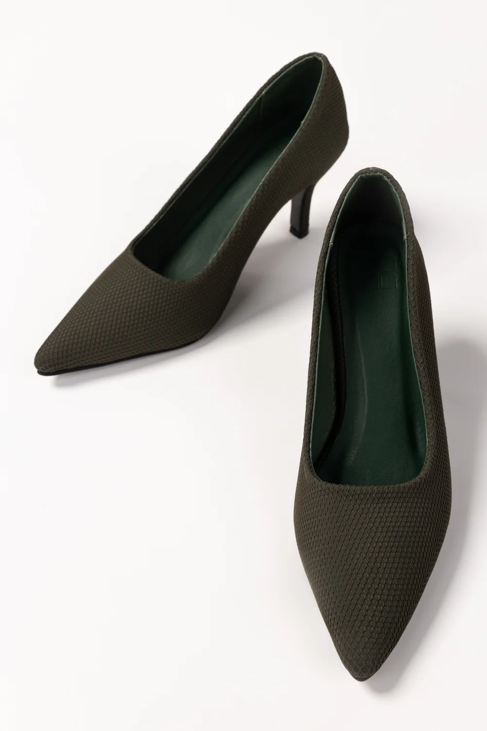 Olive Green Court Shoes