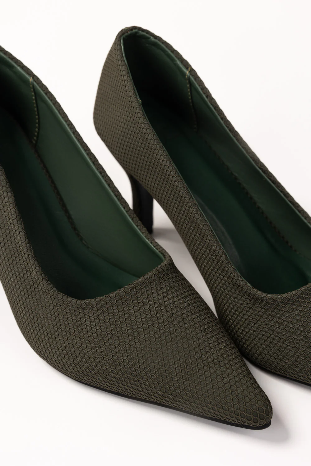 Olive Green Court Shoes - Image 2