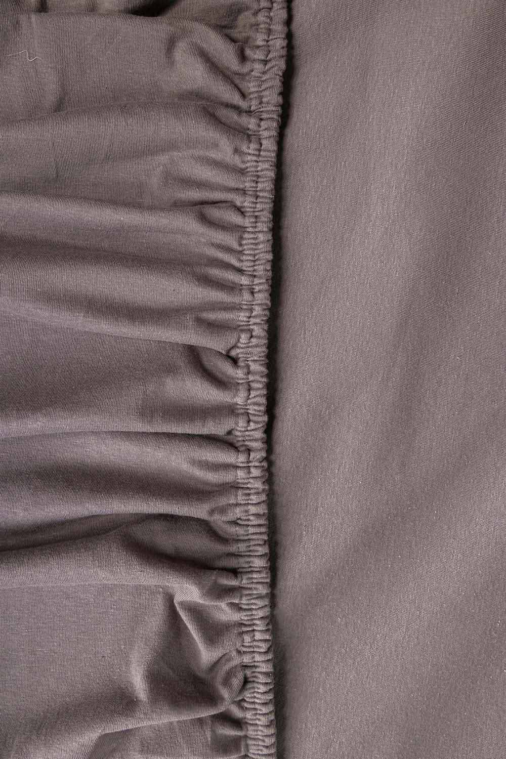 Opal Gray Water Repellent Jersey Fitted Sheet - Image 3