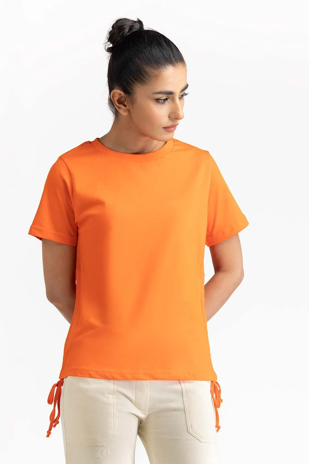 Orange Knit