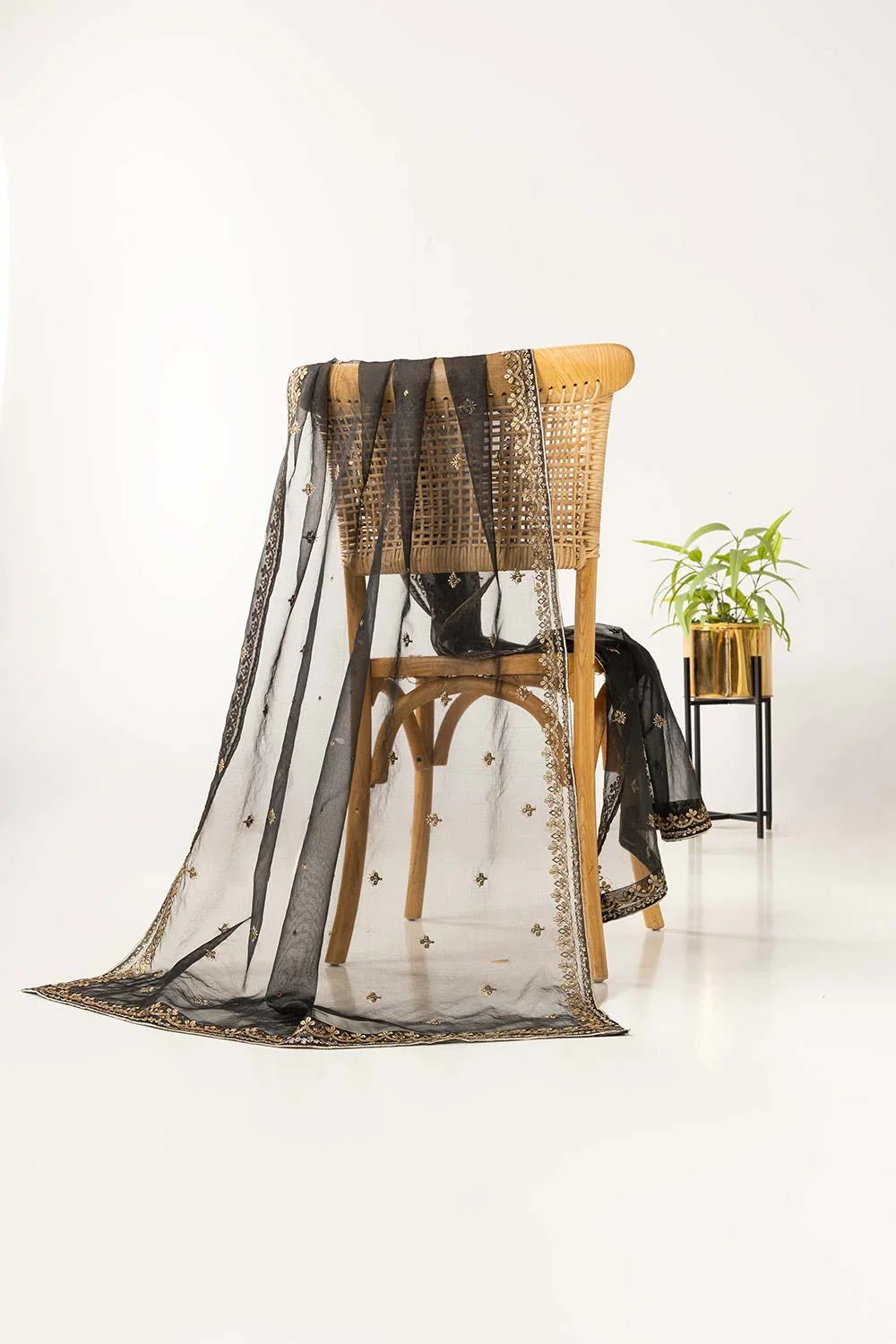 Organza Embroidered Dupatta