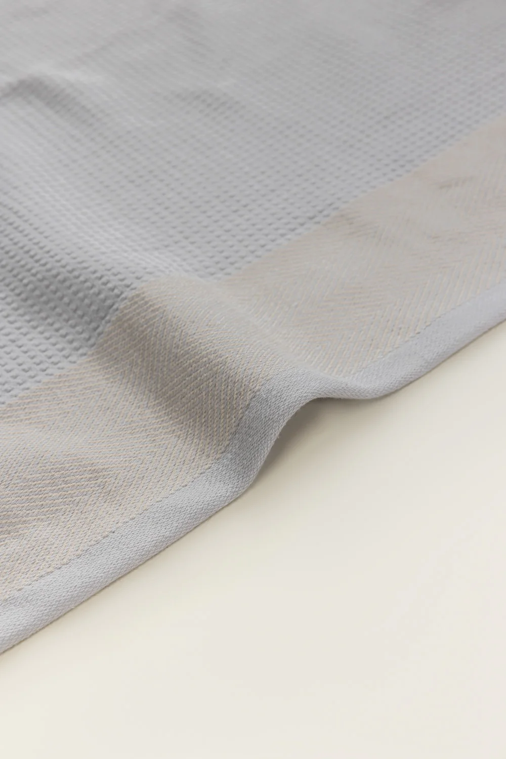 Oyster Grey Waffle Towel - Image 5
