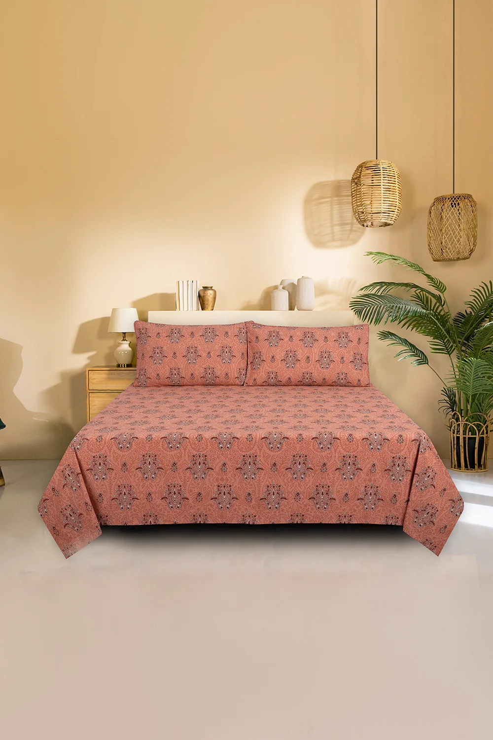 Paisley Decor T-150 Bed Sheet Set - Image 5