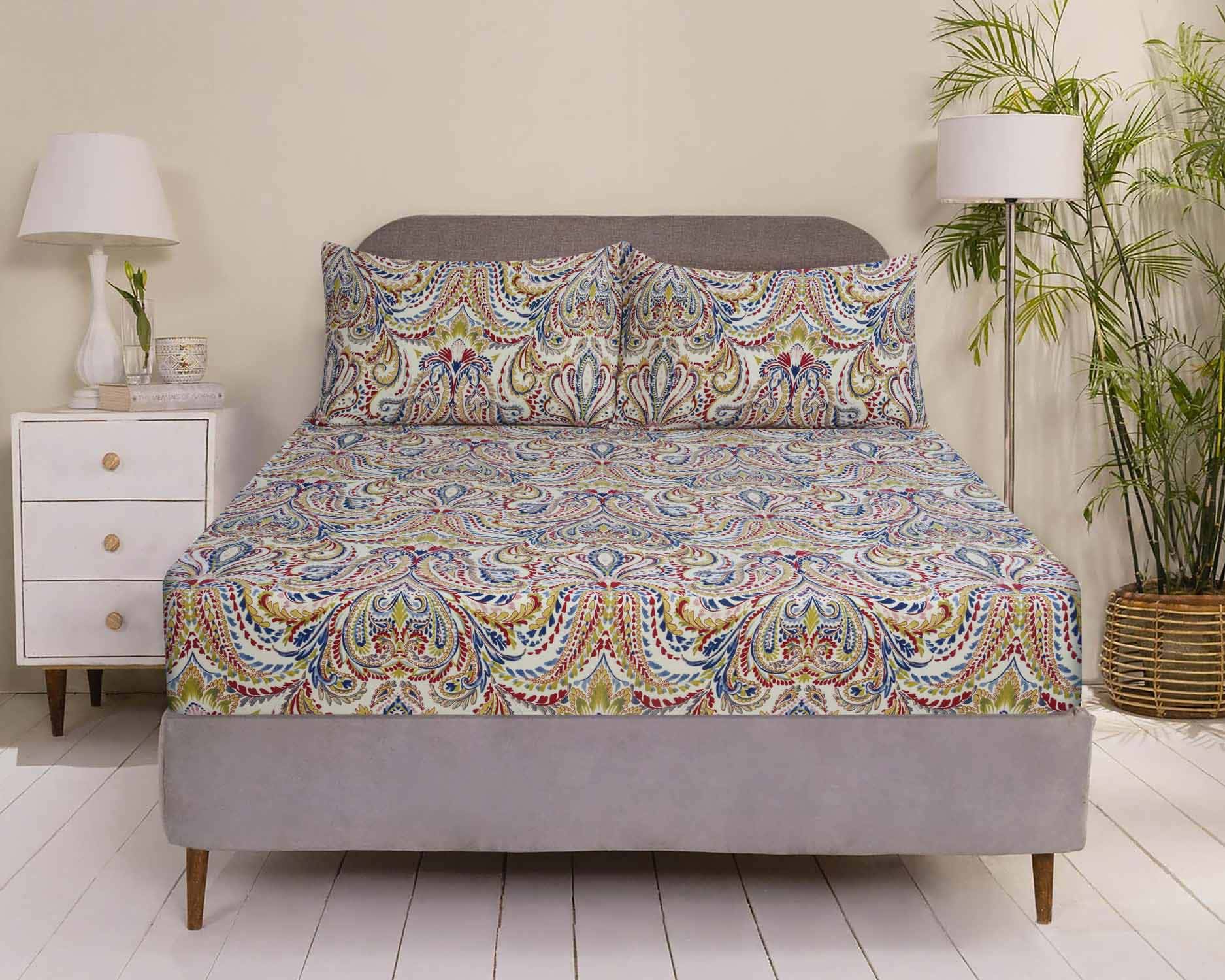 Paisley Jersey Fitted Sheet - Image 4