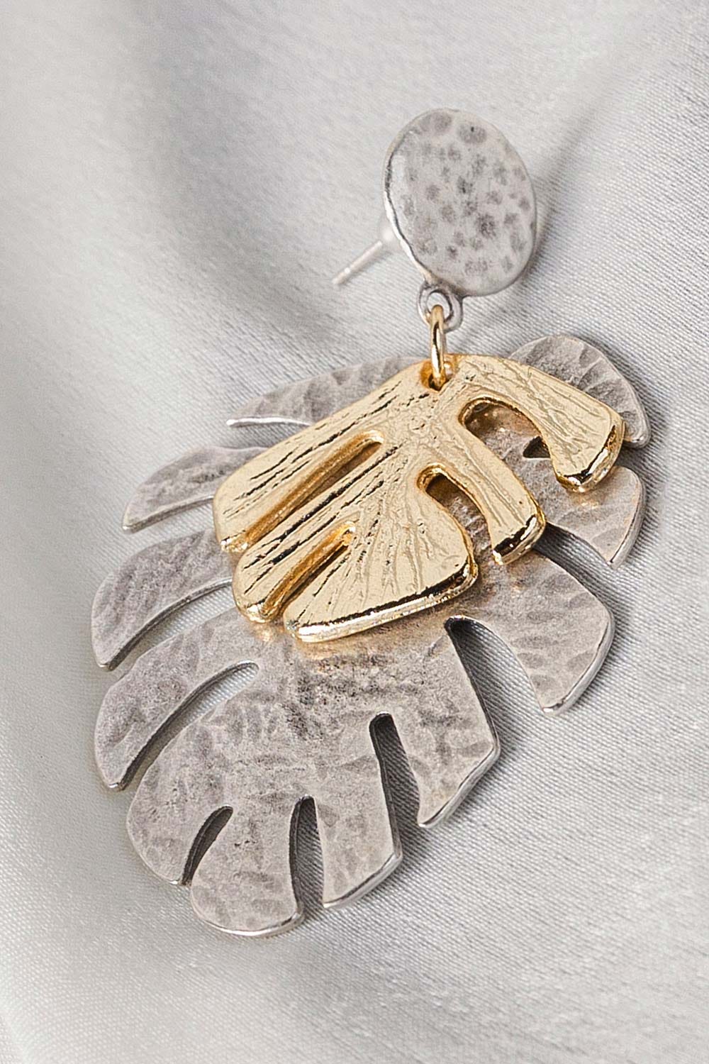 Palm Leaf Earrings - Image 2