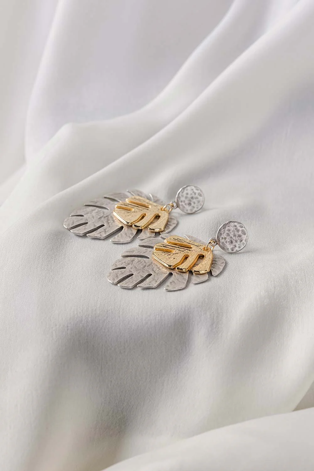 Palm Leaf Earrings - Image 3