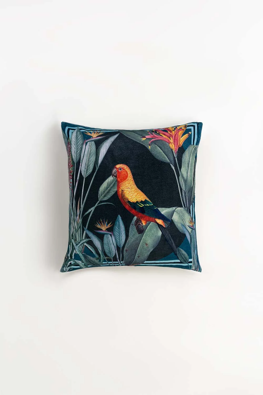 Parrot Digital Velveteen Square Cushion Cover - Image 2
