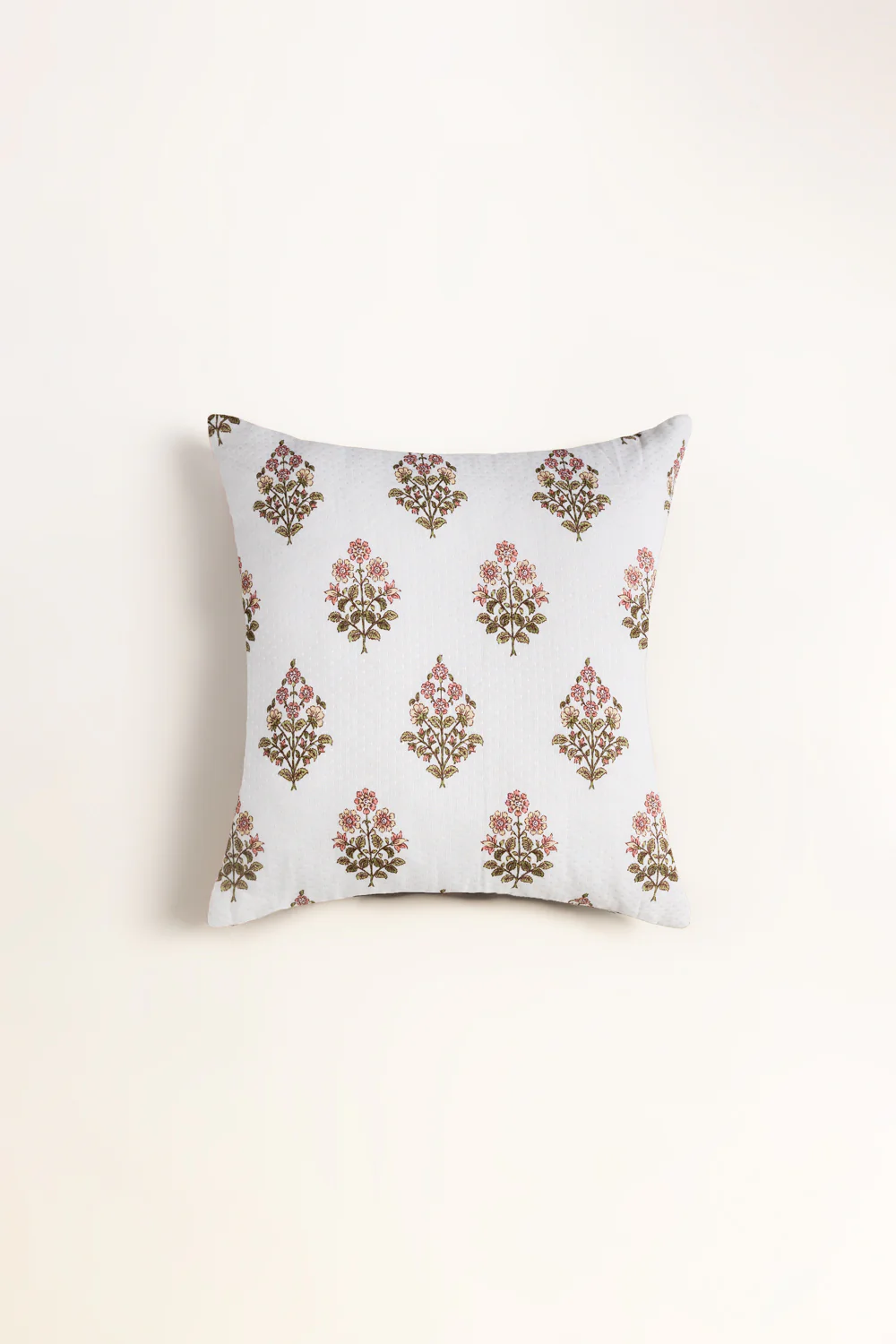Pastel Bloom Matelasse Cushion Cover