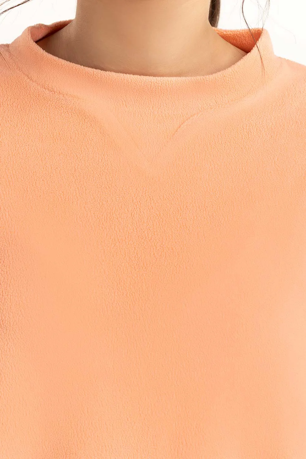 Peach Embroidered Sweatshirt - Image 4