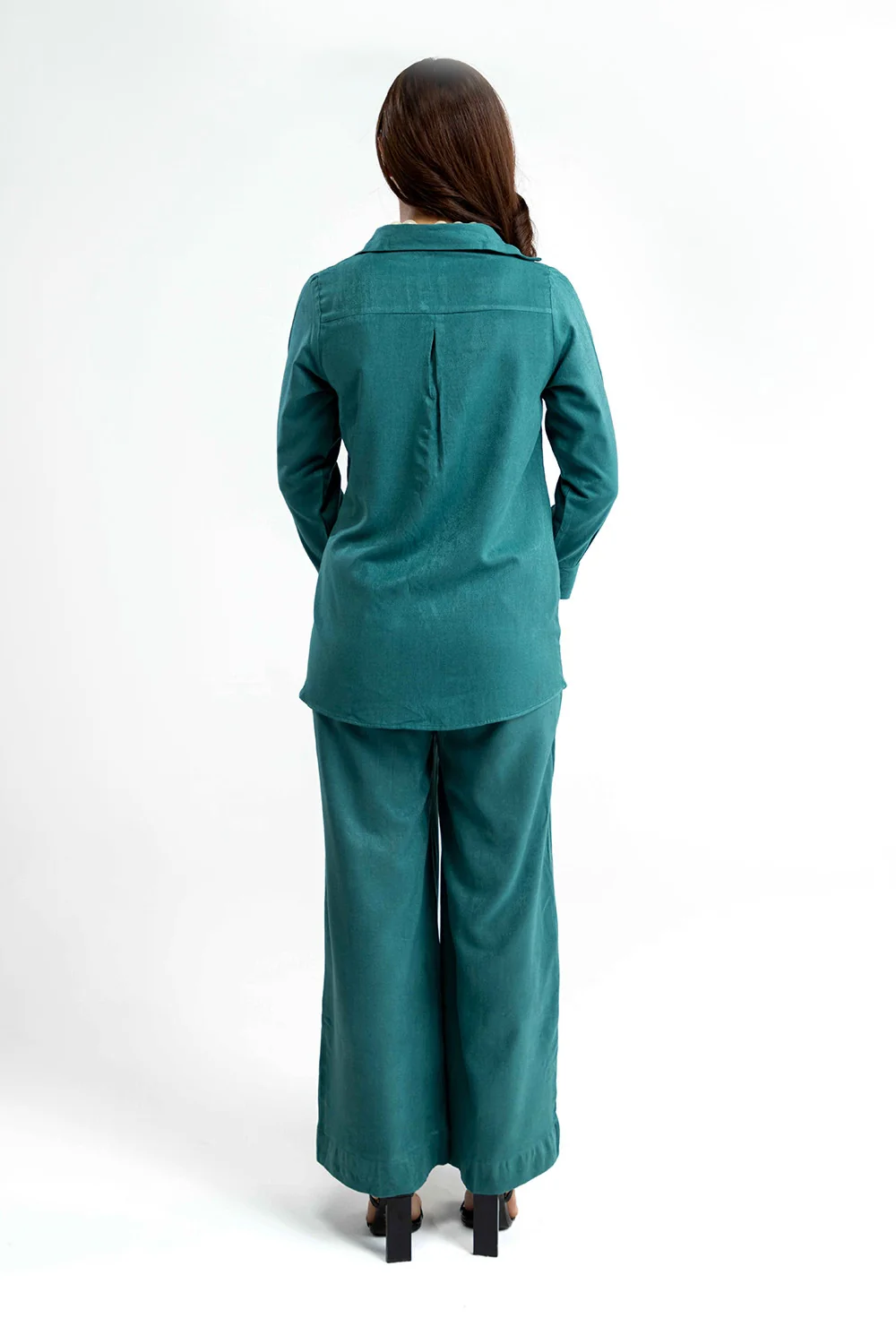 Peach Wool Dyed Co-Ord Set - Image 4