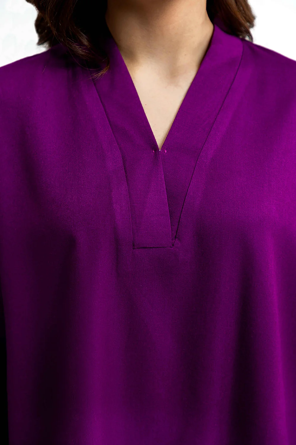 Peach Wool Dyed Co-Ord Set - Image 2